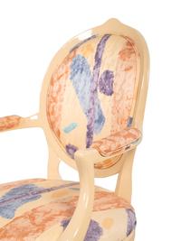 A Set of Six Interior Crafts Lacquer-Finished Dining Chairs
