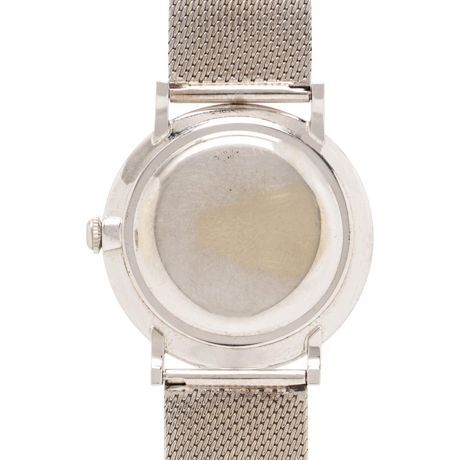 LONGINES, WHITE GOLD AND DIAMOND WATCH