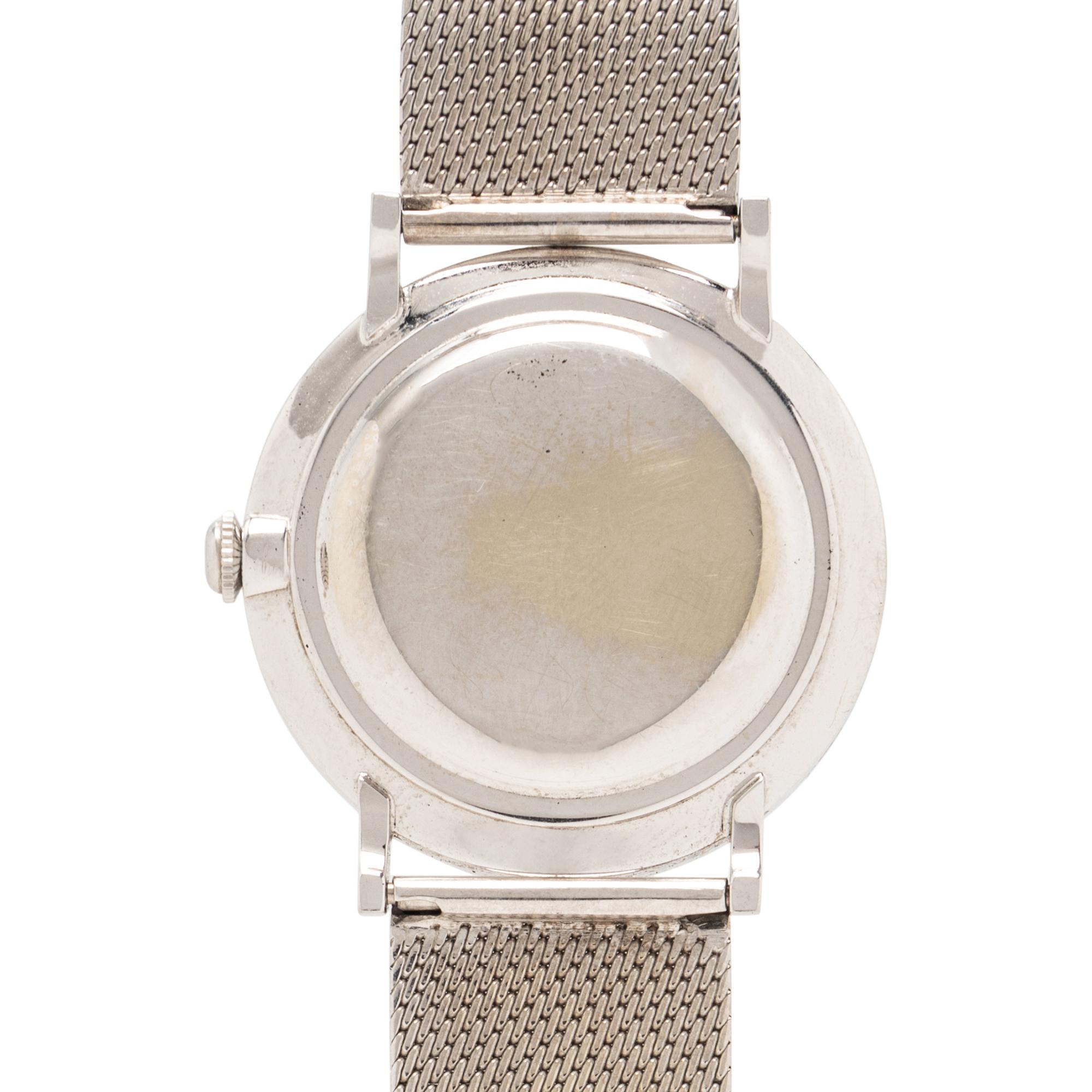 LONGINES, WHITE GOLD AND DIAMOND WATCH