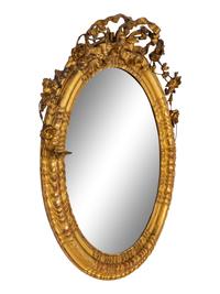 A George III Style Giltwood Mirror