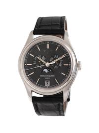 PATEK PHILIPPE, REF. 5146P PLATINUM ANNUAL CALENDAR MOONPHASE WRISTWATCH