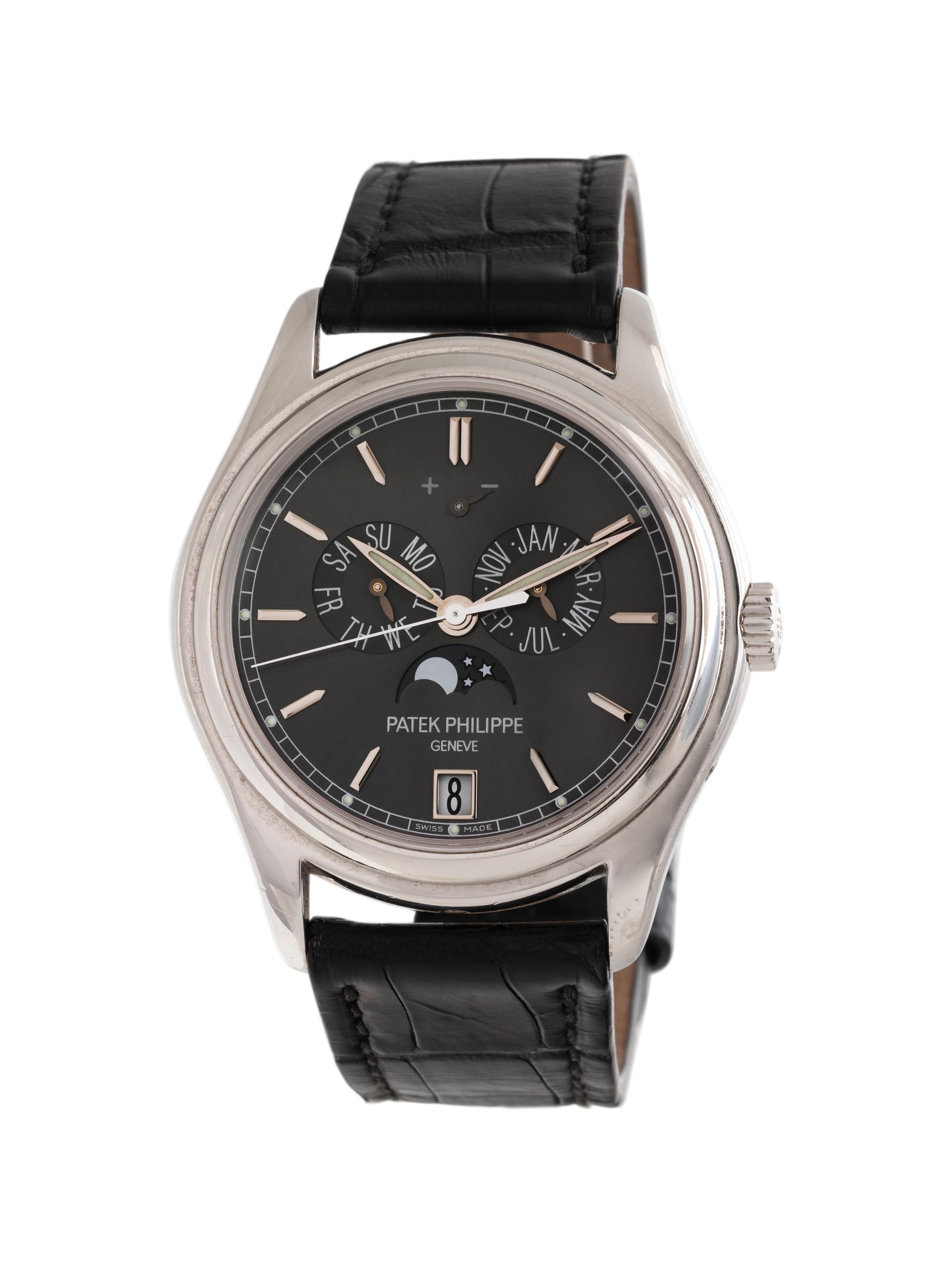PATEK PHILIPPE, REF. 5146P PLATINUM ANNUAL CALENDAR MOONPHASE WRISTWATCH