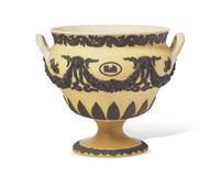 A Wedgwood Yellow and Black Jasperware Bowl