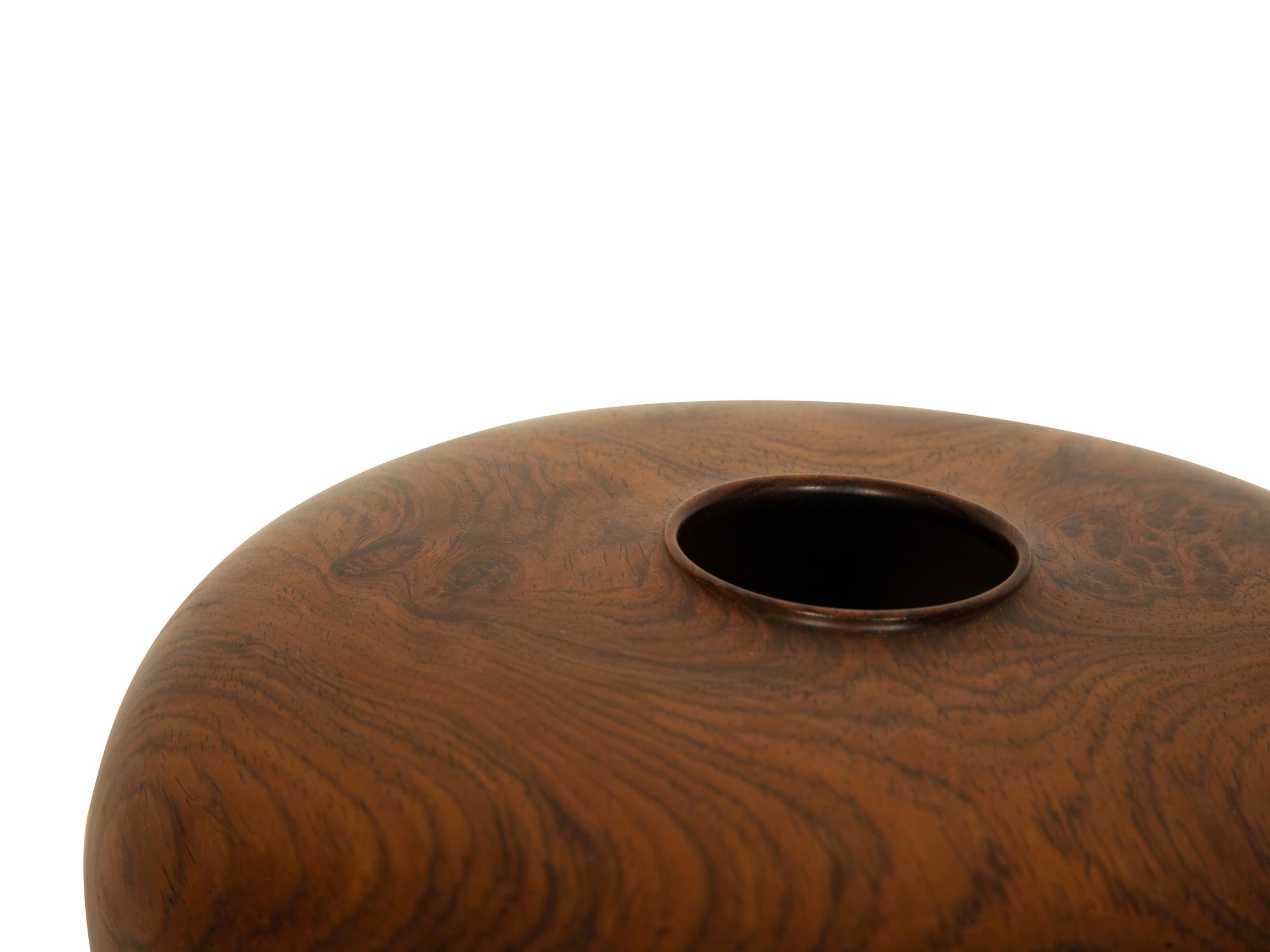 Dalbergia Eyes Turned Wood Vessel, 1990