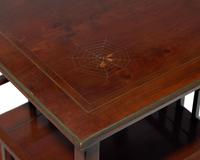 An Aesthetic Inlaid Amaranth Tiered Table, A. & H. Lejambre, Philadelphia, PA, Circa 1880