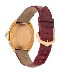 CARTIER, REF. 3947 18K YELLOW GOLD AND DIAMOND 'CLÉ DE CARTIER' WATCH