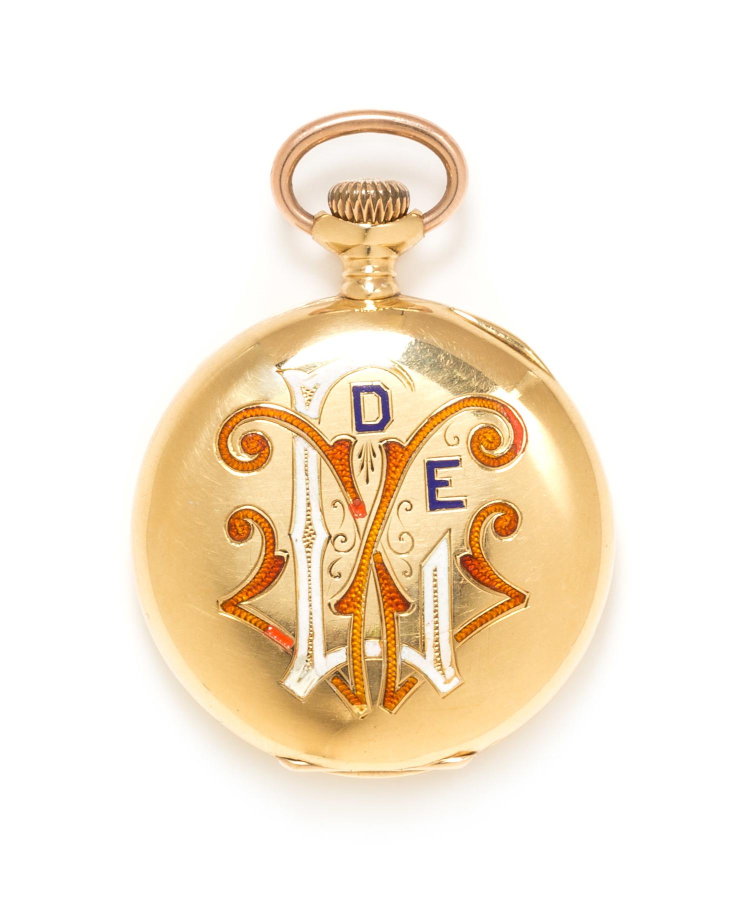 An 18 Karat Yellow Gold Open Face 'Chronometro Victoria' Pocket Watch, A.W.W.Co., Waltham, Circa 1898, 22.40 dwts.
