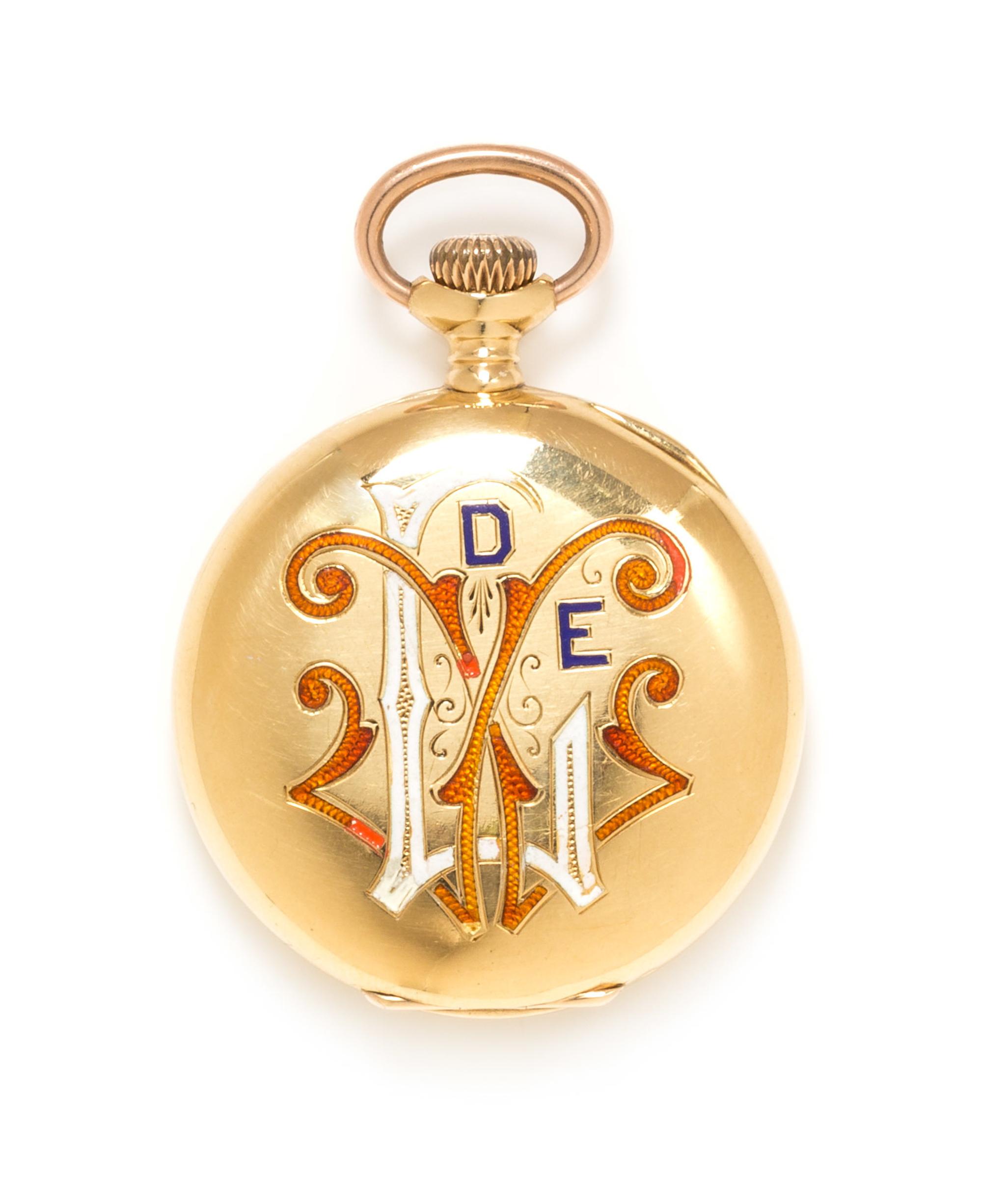 An 18 Karat Yellow Gold Open Face 'Chronometro Victoria' Pocket Watch, A.W.W.Co., Waltham, Circa 1898, 22.40 dwts.