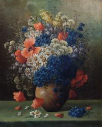 Rudolf Stoitzner, (Austrian, 1873-1933), Floral Still Life