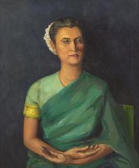 Portrait of Indira Gandhi