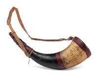 Northeastern Painted Powder Horn