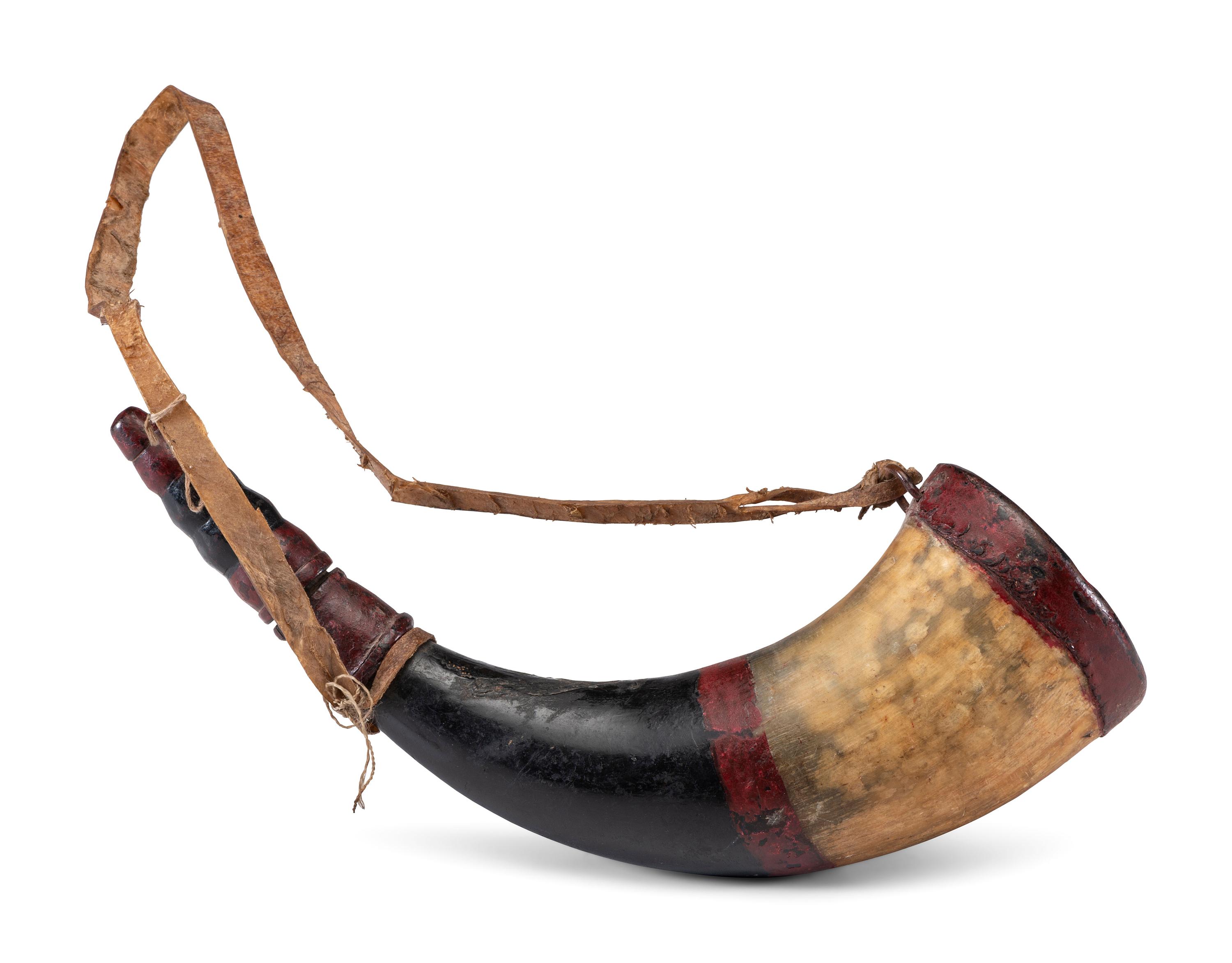 Northeastern Painted Powder Horn
