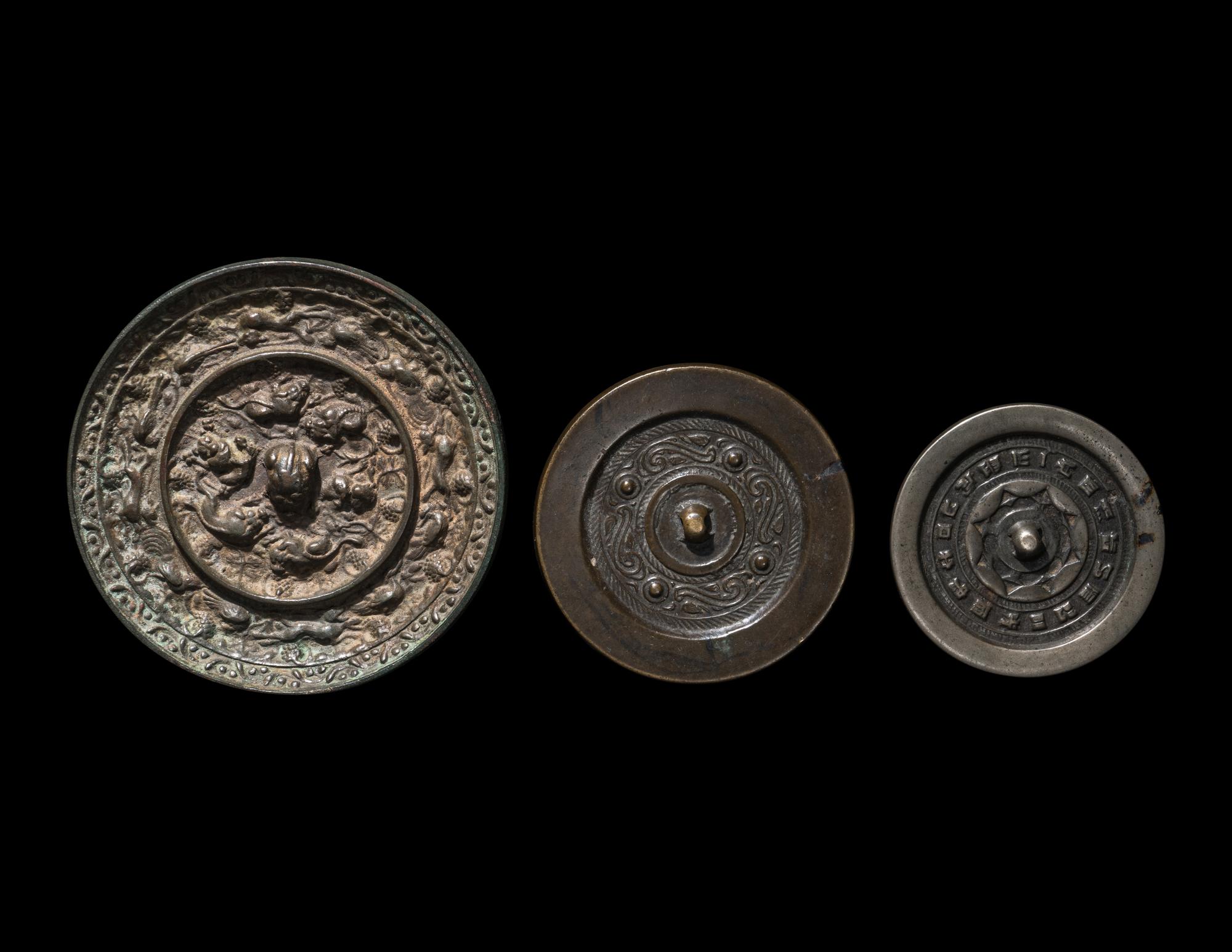 Six Chinese Bronze Mirrors