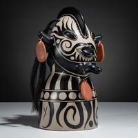 Pottery Figural Bust