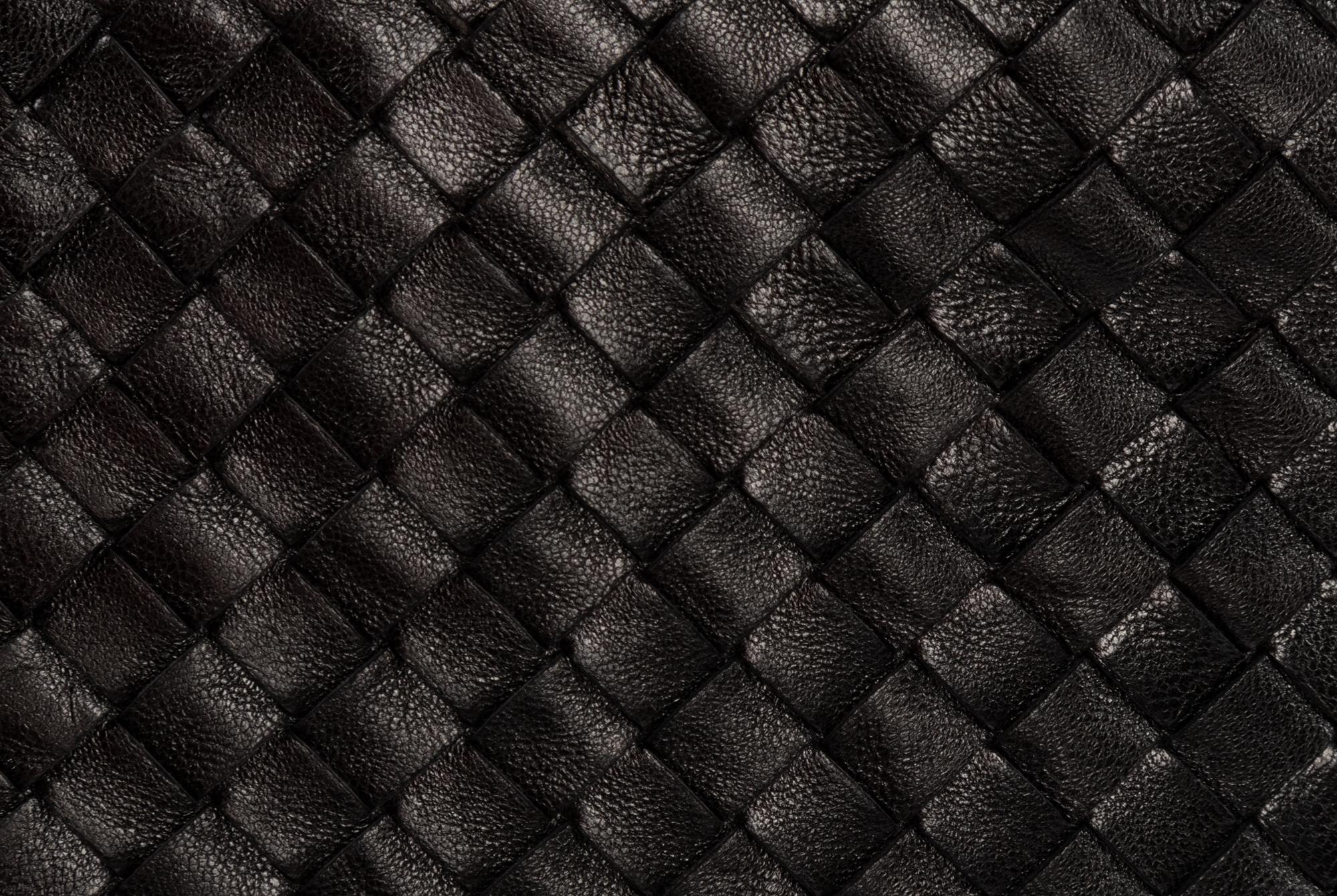 Bottega Veneta Black Intrecciato Shoulder Bag, c.2000
