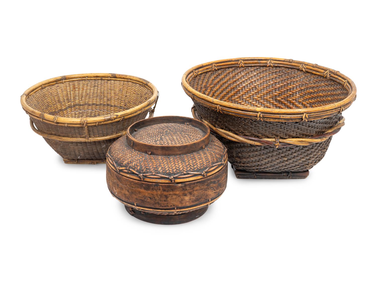 Three Asian Baskets — 20TH CENTURY
