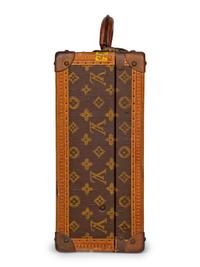 Louis Vuitton Stamped Hardside Suitcase, 1920s