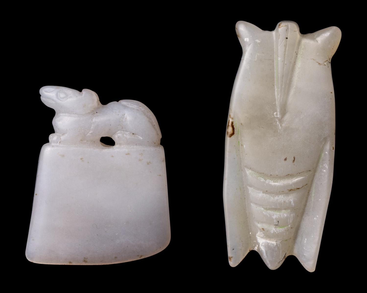 Four Chinese Jade Pandants