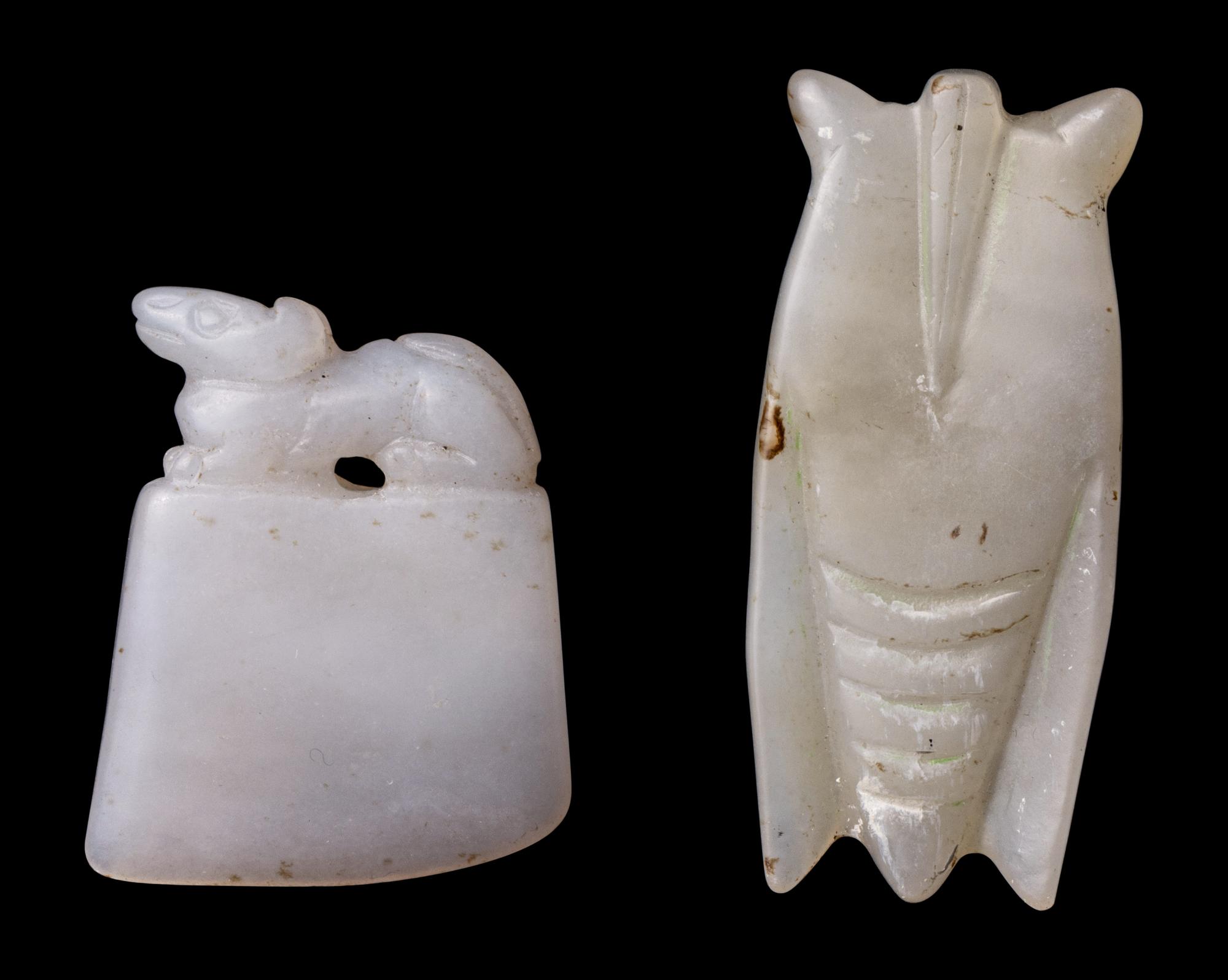 Four Chinese Jade Pandants