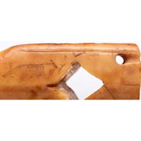 Iñupiat Fossilized Walrus Ivory Adze Handle