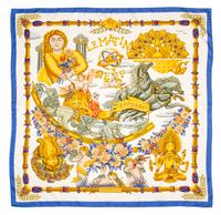 An Hermes 90cm Silk Scarf, 36"x36".