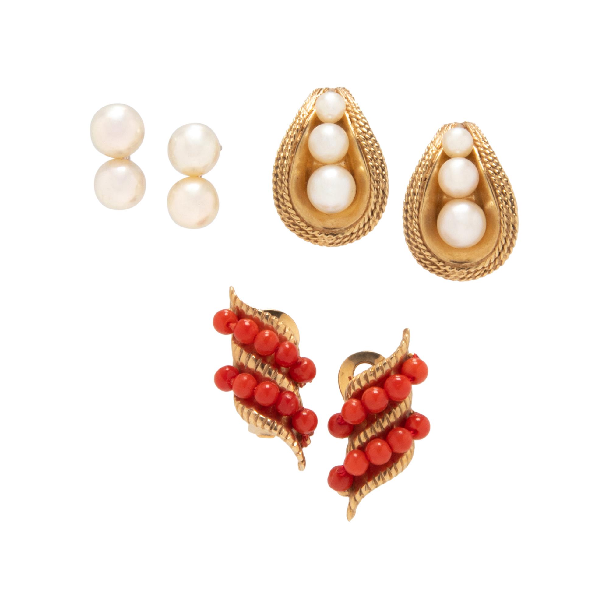 COLLECTION OF CLIP EARRINGS