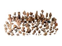 84 Romano-Egyptian Terracotta Figures and Items