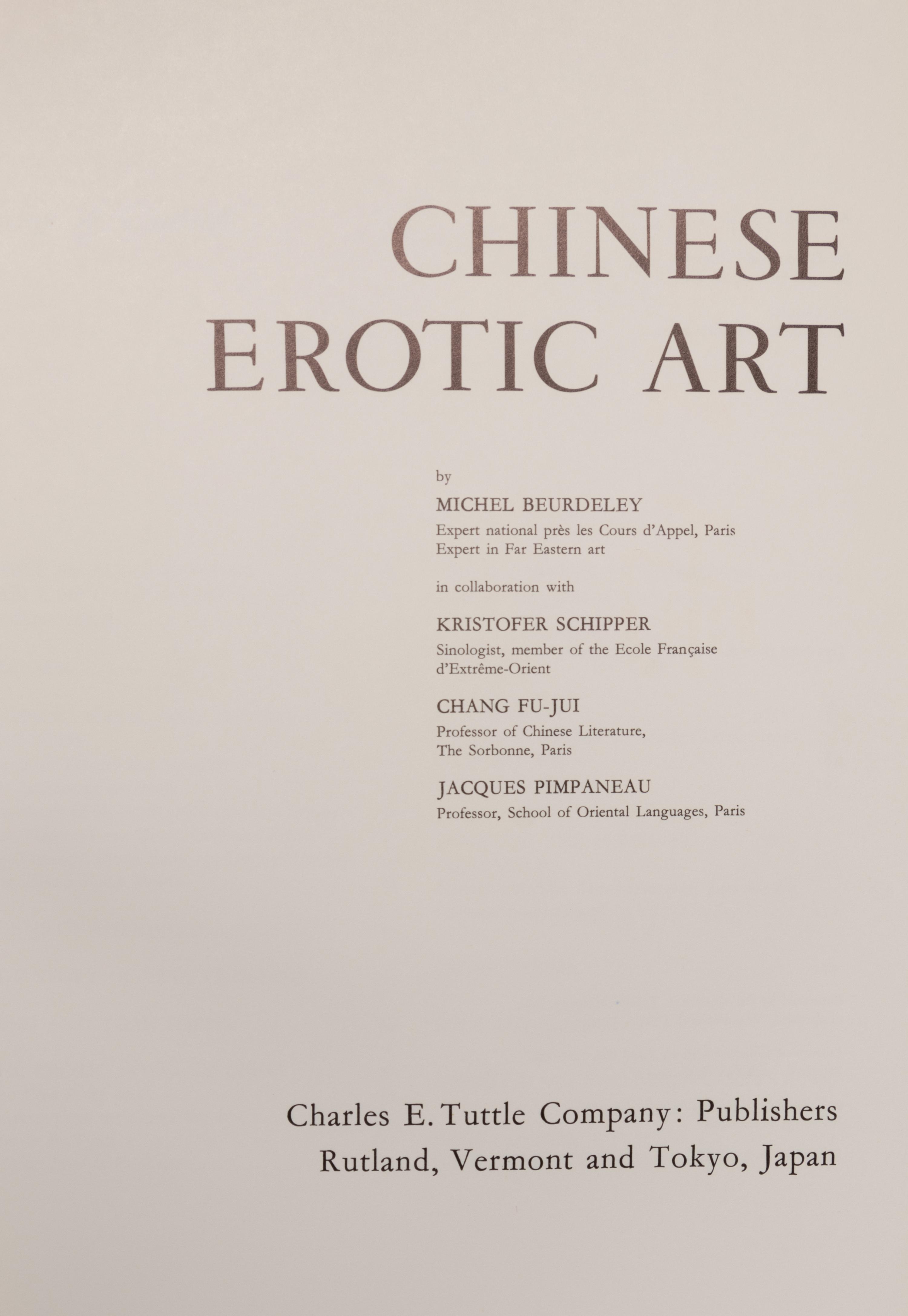 [ASIAN EROTIC ART] A group of works about Asian Erotic Art, comprising: