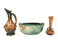 Sixteen Pieces of Roseville Pottery