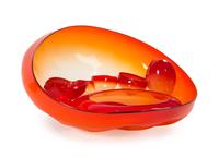 An American Studio Glass Sculpture, Dale Chihuly (b. 1941) Diameter of largest 26 1/2 inches.