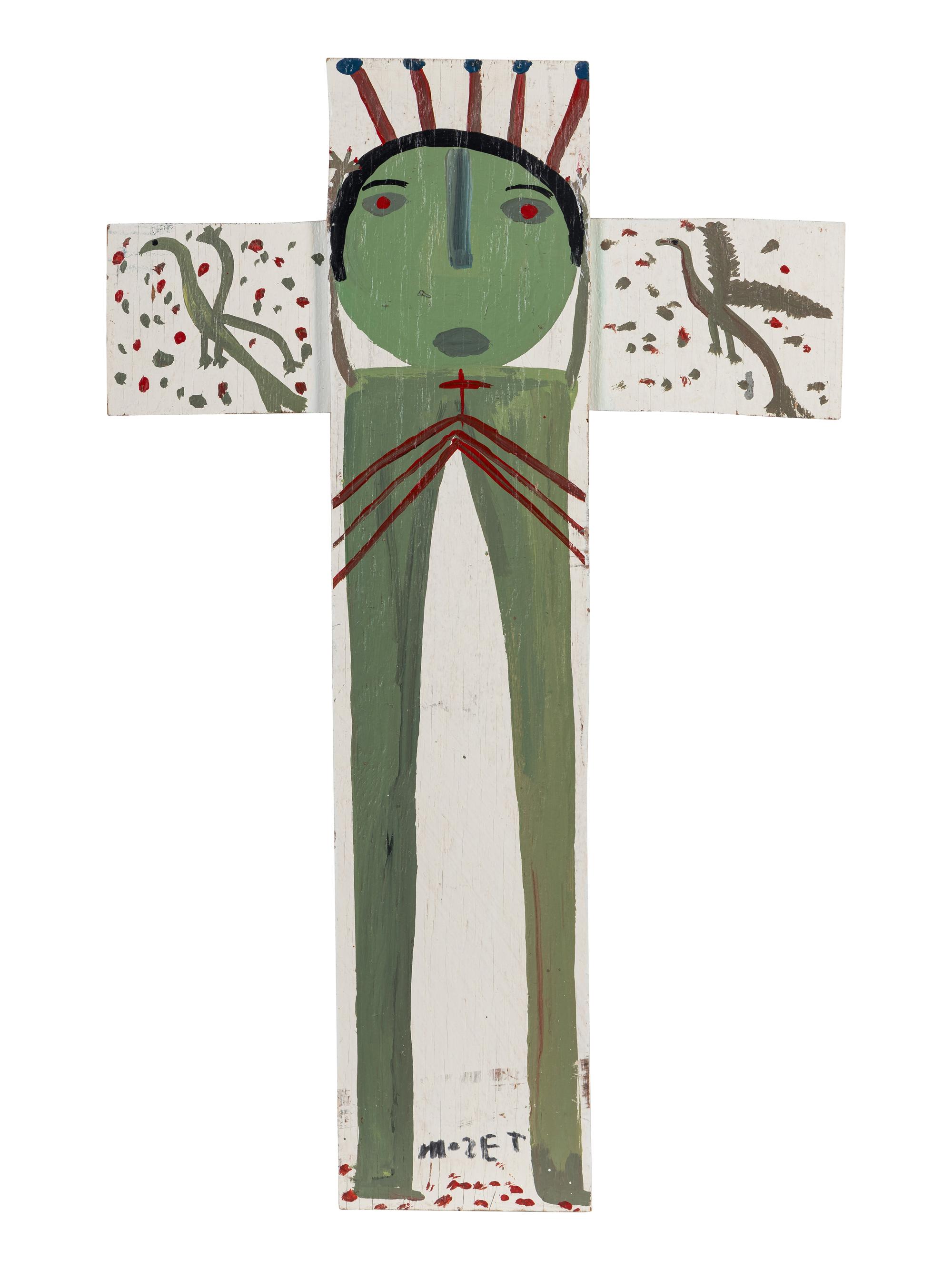 Untitled (Green Christ Crucifix)