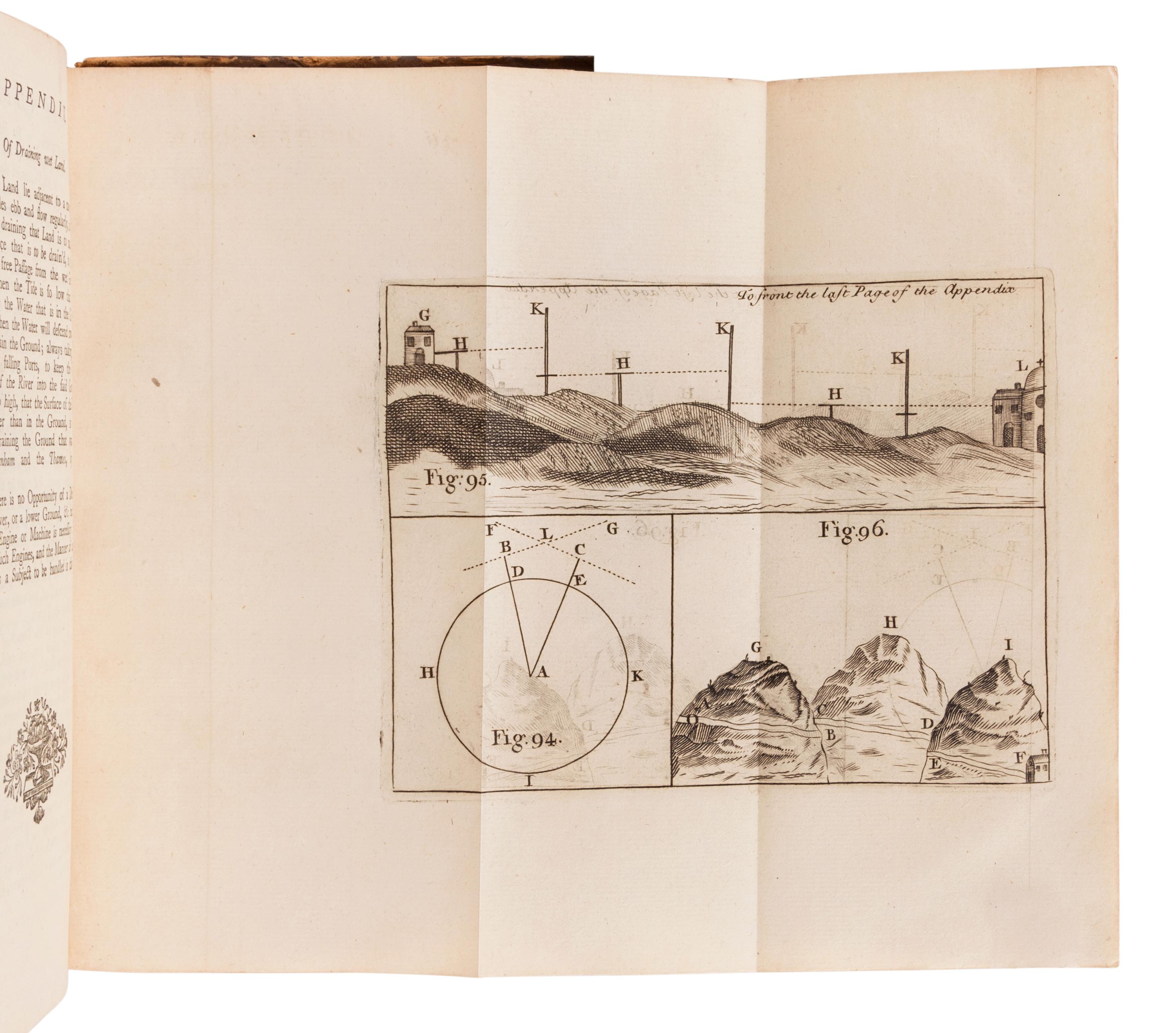 WILSON, Henry (1673-1741) and William HUME. Surveying Improv'd or, the Whole Art both in Theory and practice, Fully Demonstrated . London: for J. Wood and C. Woodward, 1741.