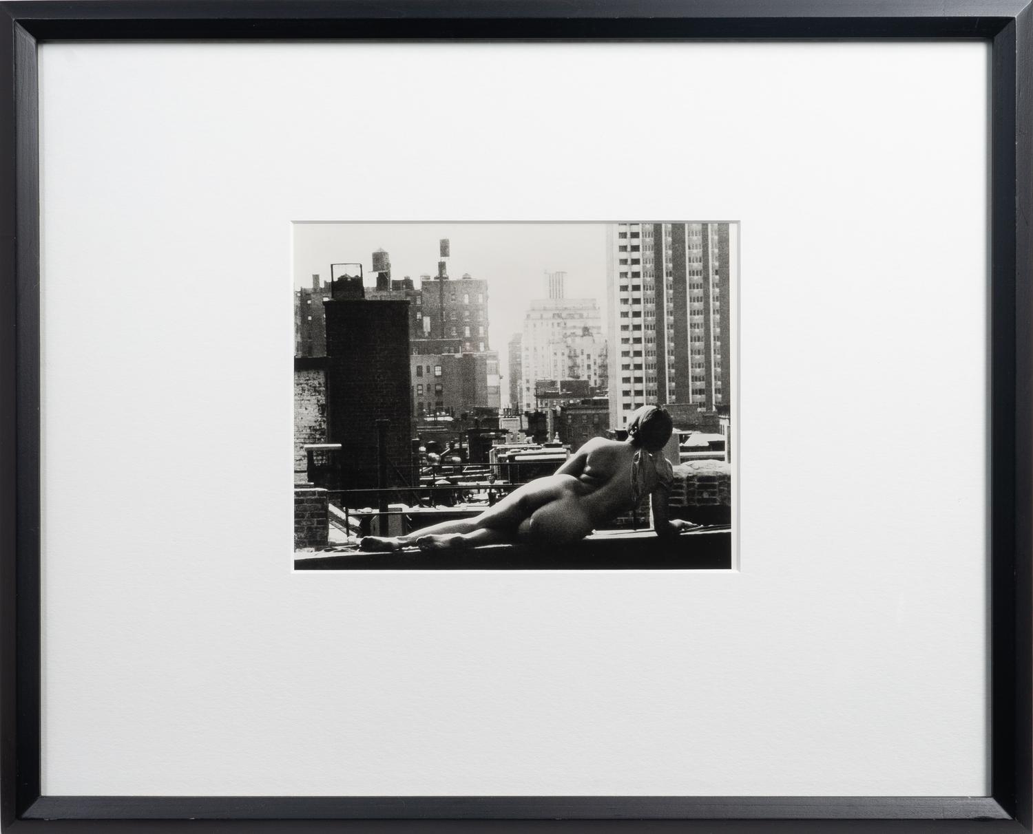 Reclining Nude on New York Rooftop