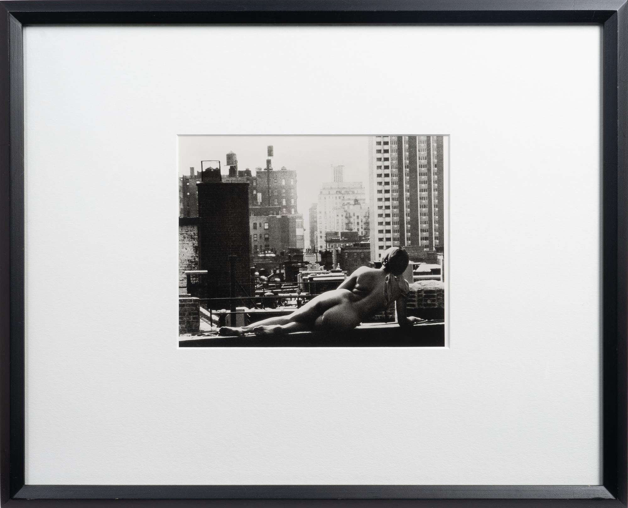 Reclining Nude on New York Rooftop