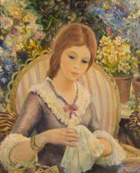 Frederic John Lloyd Strevens, (British, 1902-1990), Ginette