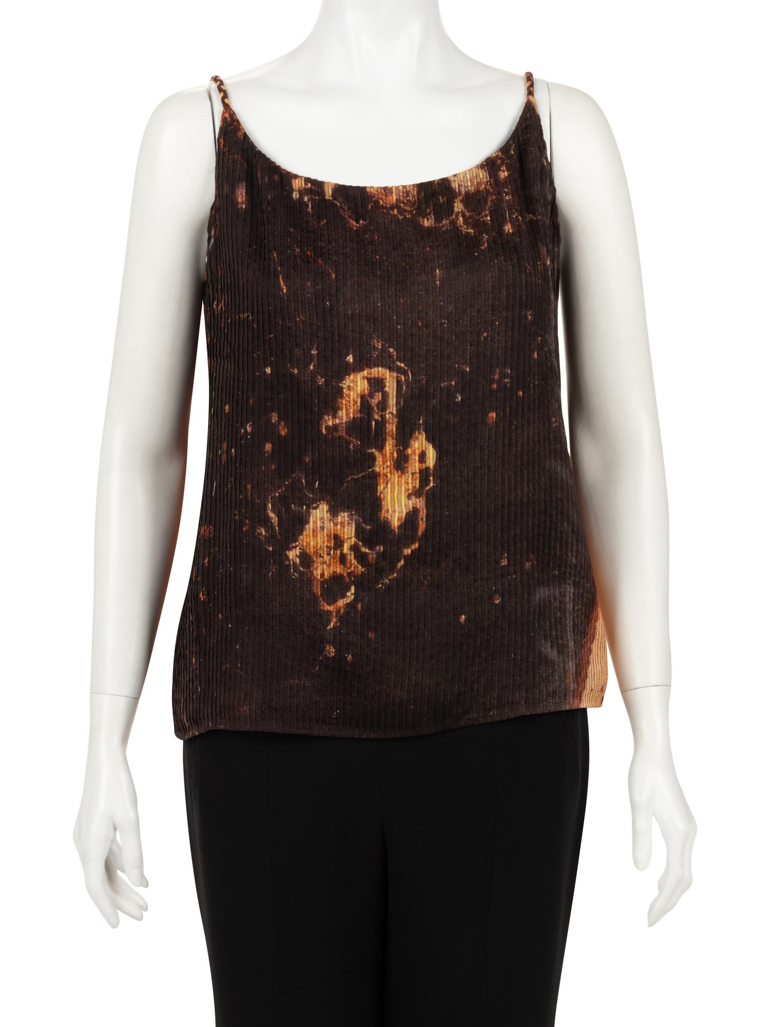 Ralph Rucci Two-Piece Silk Screen-Printed Top Ensemble, Spring 2009
