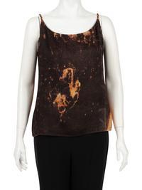 Ralph Rucci Two-Piece Silk Screen-Printed Top Ensemble, Spring 2009