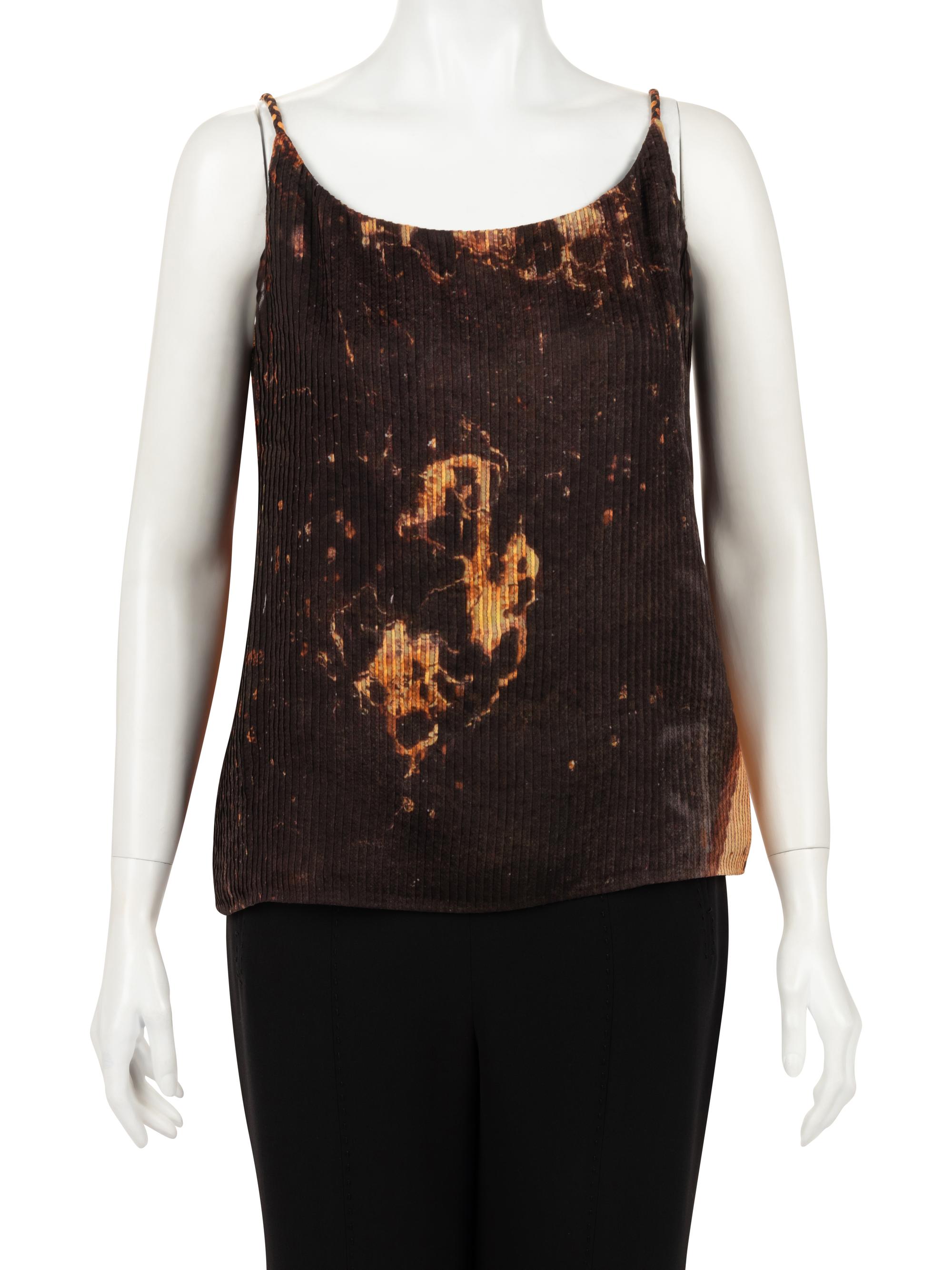 Ralph Rucci Two-Piece Silk Screen-Printed Top Ensemble, Spring 2009