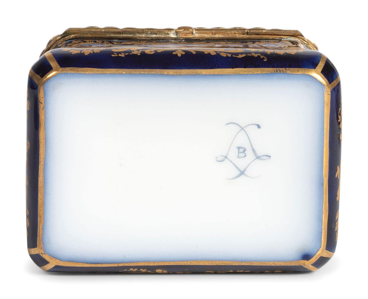 Five Sevres Style Porcelain Boxes