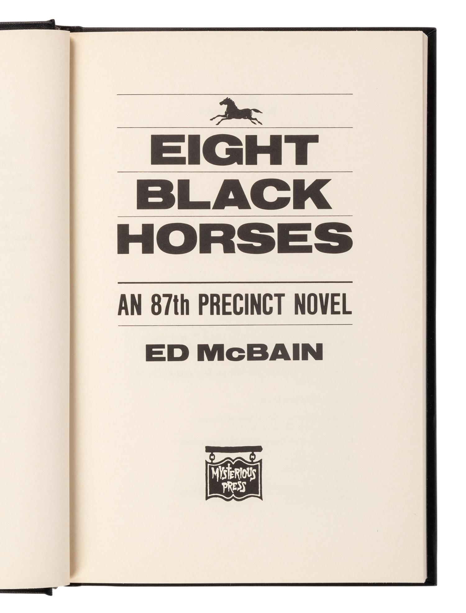 HUNTER, Evan (“Ed McBain”) (1926-2005). A group of 23 works by Hunter from the 87th Precinct Novels series, MOST FIRST EDITIONS, MANY SIGNED, comprising: