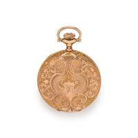 ELGIN, 14K YELLOW GOLD HUNTER CASE POCKET WATCH