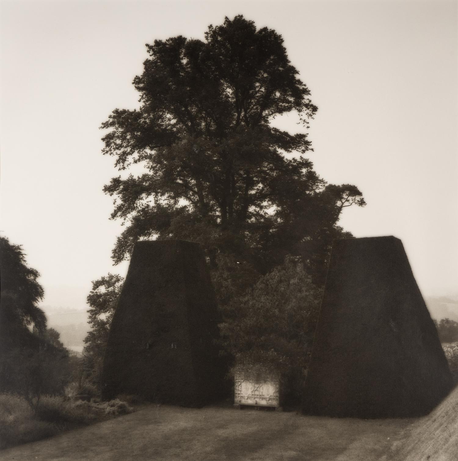 Topiaries and Planter, Knightshayes Court, Devon, England , 1991; Tree and Column, Ostia Antiqua, Italy , 1990; and Tree and Hedge, Villa Gamberaia, Settignano, Italy , 1990 (Three Works)
