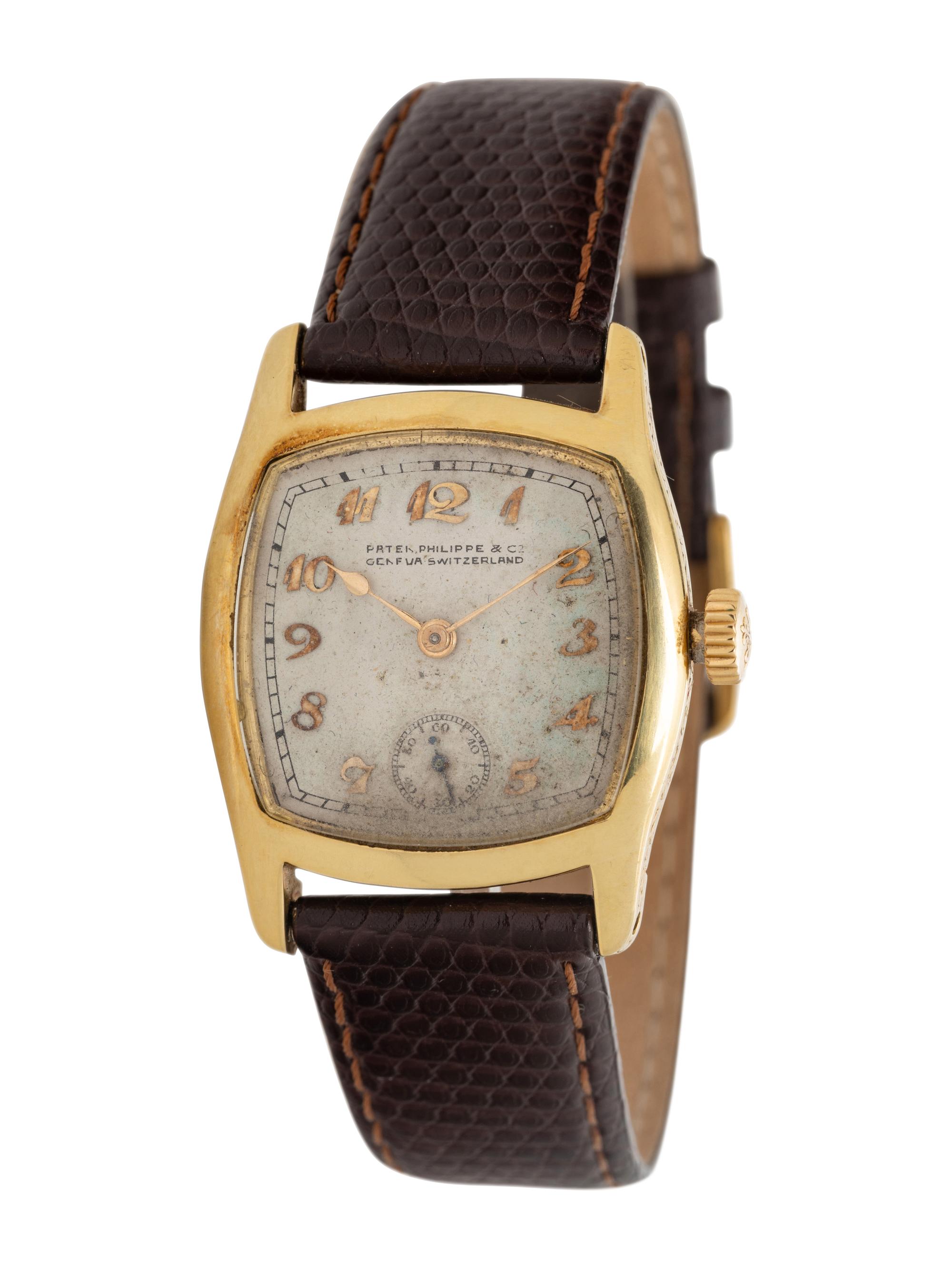 PATEK PHILIPPE, YELLOW GOLD WATCH