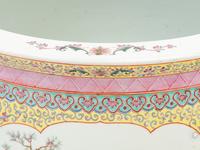 A Pair of Chinese Export Yellow Ground Enameled Porcelain Jardinières