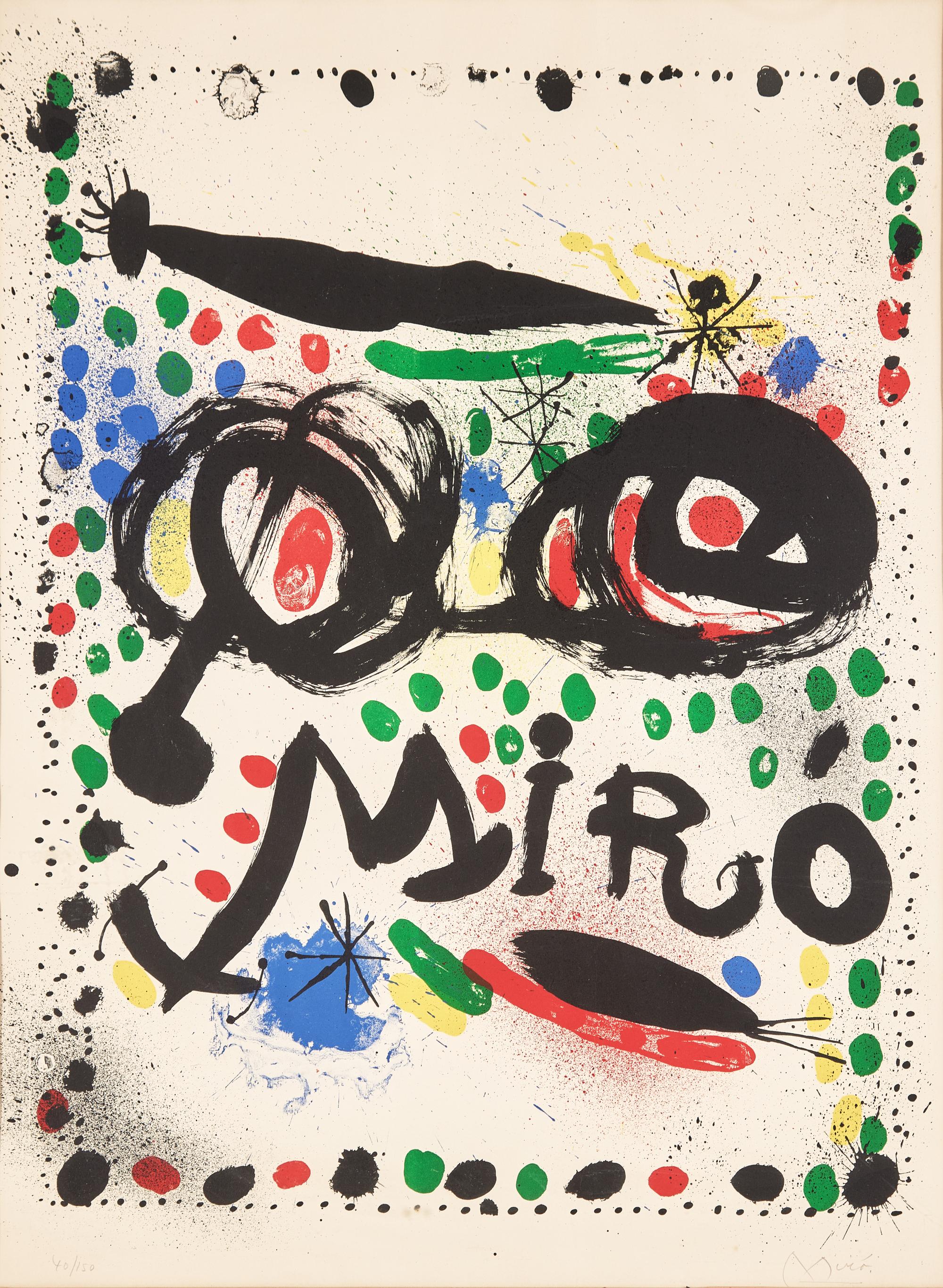 Poster for the Exhibition 'Joan Miró Graphics,' Philadelphia Museum of Art , 1966