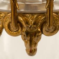 A Pair of French Empire Style Gilt-Metal Mounted Glass Vases — 20th Century