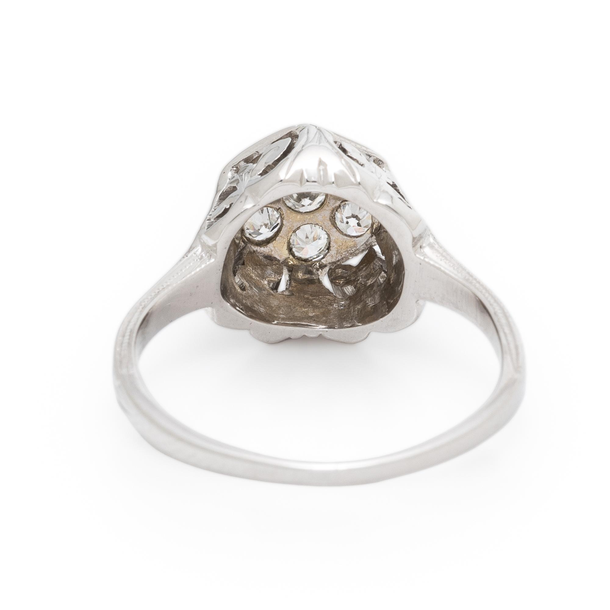 White Gold and Diamond Ring