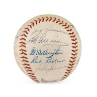 A 1965 Minnesota Twins Team Signed Autograph Baseball Including Harmon Killebrew (JSA Letter of Authenticity),