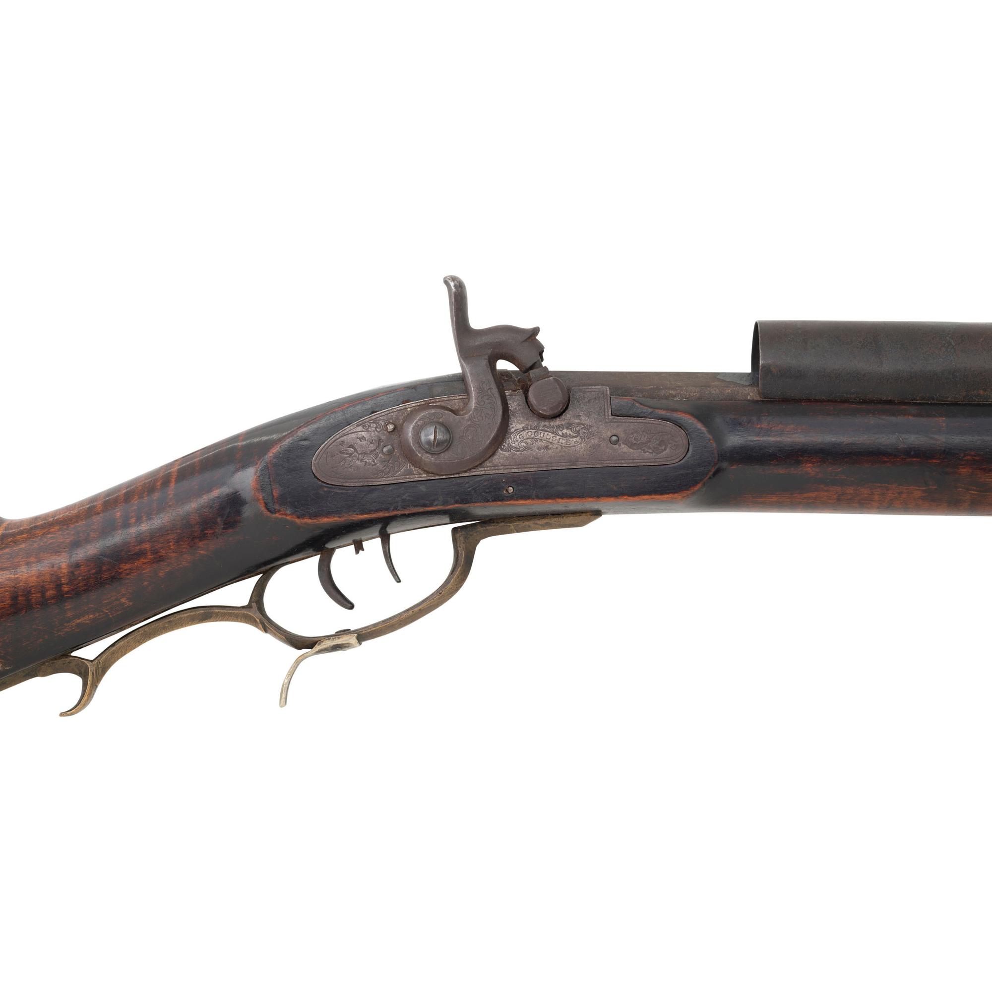 Percussion Full Stock Sporting Rifle with Goulcher Lock