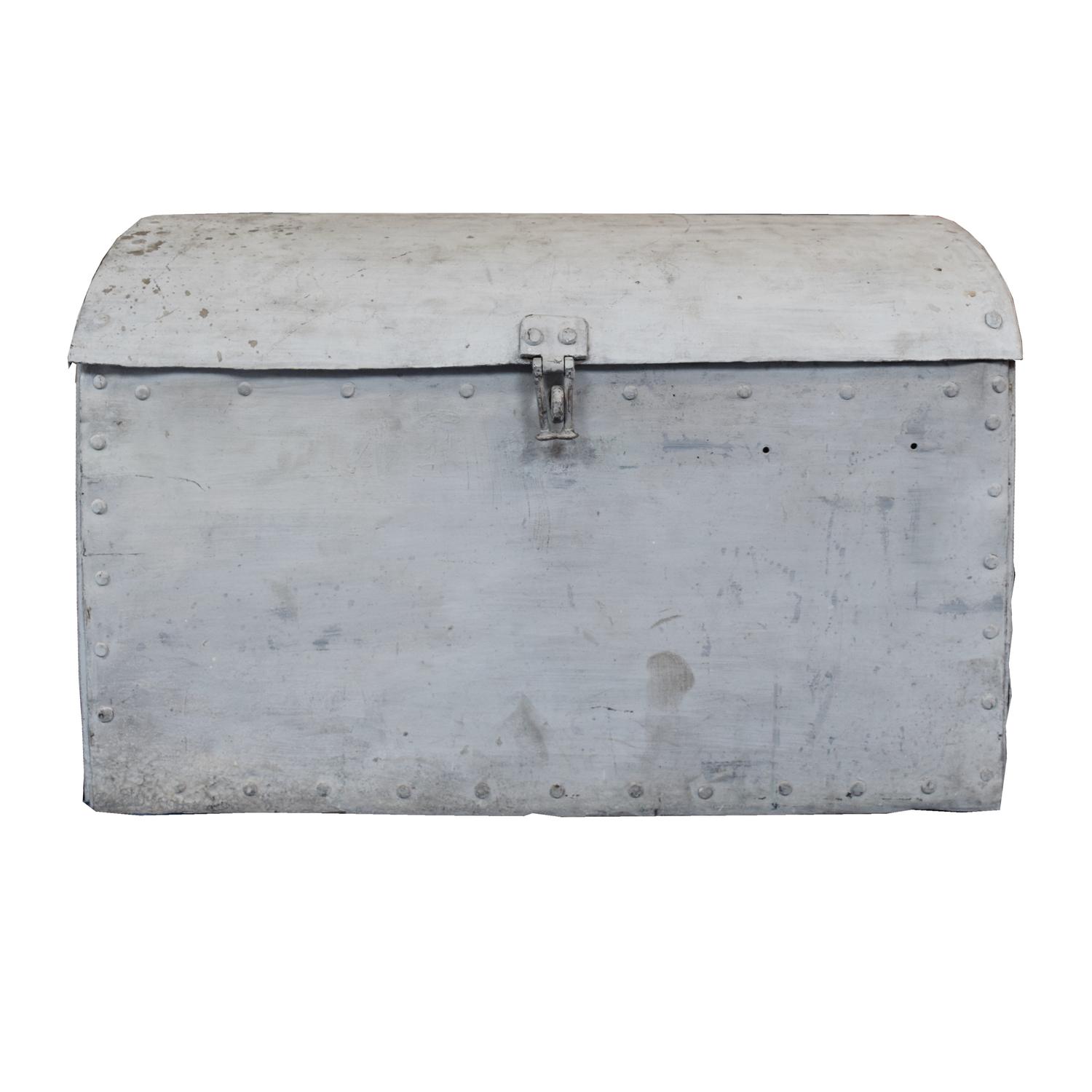 A Wrought Iron Trunk 36 " W x 18" D x 23" H — Argentina, Early 20th Century